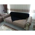 Mandaş El Dokuma Yeni Nesil Koltuk Şalı 170*170 1Li Pk Siyah