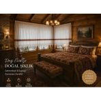 Mandaş El İşi Dantelli Kanaviçe Buldan Perdesi Tek Kanat (375*190)