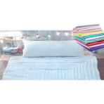 Mandaş Karı Koca Yastığı 50x130+Yastık Kılıfı, Pamuklu, Uzun Yastık (50x130) - Beyaz - 50 x 135 cm