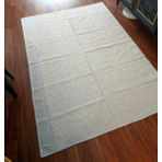Mandaş Pamuklu Bukle Lüks Kilim (80X125)-SPIRAL Krem - 80 x 125 cm
