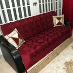 Mandaş Tekstil Bordo 280x170 cm Milenyum Saraylı Lüx Maxi Çekyat Örtüsü
