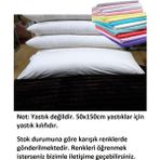 Mandaş Tekstil Karı Koca Yastık Kılıfı, Uzun Maxi Boy Yastık Kılıfı (50X150) - Renkli