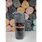 Mandaş Tekstil Lotusline Ranforce Fitted Lastikli Battal Çift Kişilik Çarşaf Seti (180x200+30)-Koyu Gri