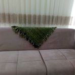Mandaş Tekstil Yeşil 100x100 cm Manisa El Dokuma Fiskos ve Koltuk Şalı