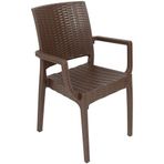 Mandella 4 Adet Kahverengi Elit Koltuk