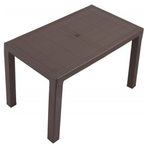 Mandella Elit Rattan Kahverangi 90x150 Masa