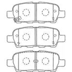 MANDO MPS07 Arka Balata Nissan Xtrail 2.0-2.2DCI 01- Infiniti Fx35 3.5 03- Fx45 4.5 03-