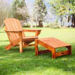 Mandu Adirondack Ayak Uzatma Standı (Fındık Rengi, Large)