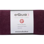 Manduka eQua Sıcak Yoga El Havlusu - Hızlı Kuruyan Mikrofiber, Hafif, Seyahat için Kolay, Sıcak Yoga, Vinyasa ve Güçte Kullanım, 40,64 cm