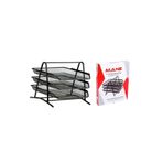Mane Metal 3'lü Evrak Rafı