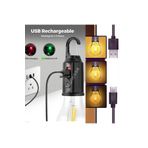 Manessa Taşınabilir Şarjlı LED Ampül Outdoor Kamp Bahçe Lambası 10W Askılı Kırılmaz LED Işık