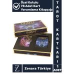 Manevi Ruhsal Rehberlik Kader Yorumlama Kitapçıklı Özel Kutulu 78 Adet Tarot Kartları