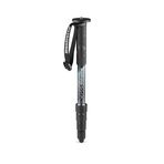 Manfrotto Element MII MMELMIIA5BK, Hafif 5 Bölümlü Alüminyum Seyahat Kamerası Monopod, Bilek Kayışlı, Kauçuk Tutamak, Bükümlü Kilitler, 15 kg kadar yükleme, Kompakt Kameralar için, Aynasız, DSLR
