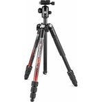 Manfrotto MKELEMII4RD-BH Element MII Kırmızı Aluminium Tripod