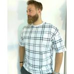 Manga Erkek Oversize Tişört - Mangaa - Beyaz - Siyah