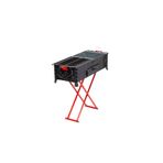Mangal C85 Çift Izgaralı (telızgara-yağdanlıklı ) Portatif Ayaklı 33*80 Mangal 0012