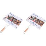 Mangal Et Tavuk Balık Izgarası Izgara Teli 30X40 cm 2 Li Paket