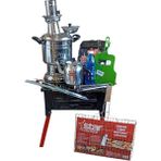 Mangal Semaver Seti Portatif Ayaklı Mangal Köfteci Mangalı ( Özyalçın Lüx 02 Modeli)