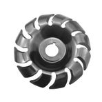 Manganez Çelik 90mm 12 Diş Ahşap Oyma Disk 16mm Çap Öğütücü 100 115 Açı Öğütücü Ağaç İşleme Elektrikli Açı Öğütücü için Şekillendirme Diski
