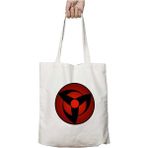 Mangekyou SHARINGAN22 Iki Tarafı Kalıcı Baskılı Yıkanabilir Okul Plaj Omuz Bez Çantası