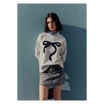 MANGO Açık Gri Kız Çocuk Sweatshirt 77034784