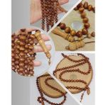 Mango Ağacı Sığırcık Kesim 99luk Tesbih 9*9.5mm (55808)