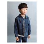 MANGO Baby Kürk yakalı denim mont