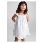 MANGO Baby Yaprak baskılı elbise