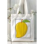 Mango Baskılı Bez Çanta Omuz Çantası Kişiye Özel Desen 2