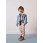 Mango Erkek Bebek Kürklü Ceket - 18 - 24 Ay - Denim Mavisi