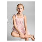 MANGO Kids Büzgülü Askılı Elbise