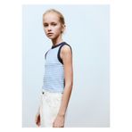 MANGO Kids Çizgili koton bluz