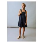MANGO Kids İşlemeli volanlı elbise