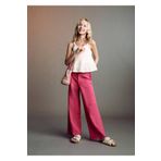 MANGO Kids Keten culotte pantolon