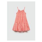MANGO Kids Volanlı Desenli Elbise