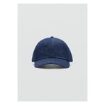 MANGO Man %100 pamuklu denim kasket şapka