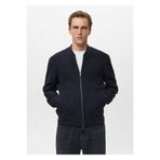 MANGO Man Fermuarlı bomber sweatshirt