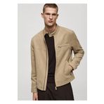 MANGO Man Suni süet biker ceket