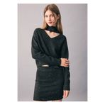 Mango Teen Payet detaylı triko etek