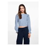 Mango Teen Volanlı desenli bluz
