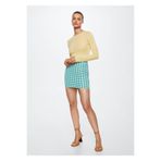 Mango Woman 37041315 Turkuaz Kadın Yetişkin Etek