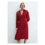 MANGO Woman Anvelop midi elbise