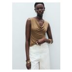 MANGO Woman Asimetrik lyocell bluz
