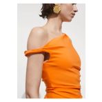 Mango Woman Asimetrik Pilili Elbise