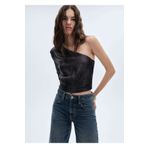 MANGO Woman Asimetrik pullu bluz