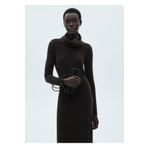 MANGO Woman Balıkçı Yaka Triko Elbise