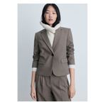 MANGO Woman Crop blazer ceket