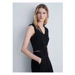MANGO Woman Crop kumaş yelek