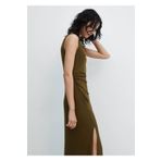 Mango Woman Cut-out detaylı volanlı elbise