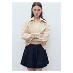MANGO Woman Denim balon etek